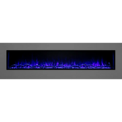 Modern Flames 80 Inch Landscape Pro Slim Built In Electric Fireplace LPS-8014