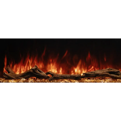 Modern Flames 96 Inch Landscape Pro Multi-Sided Built In Electric Fireplace LPM-9616
