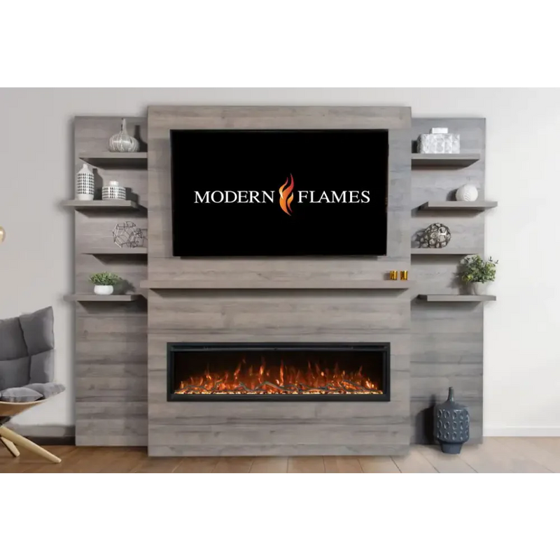 Modern Flames Coastal Sand Color Allwood Fireplace Wall System AFWS-CS