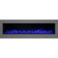 Modern Flames 68 Inch Landscape Pro Slim Built In Electric Fireplace LPS-6814