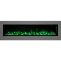Modern Flames 68 Inch Landscape Pro Slim Built In Electric Fireplace LPS-6814