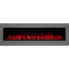 Modern Flames 96 Inch Landscape Pro Slim Built In Electric Fireplace LPS-9614