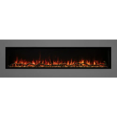 Modern Flames 96 Inch Landscape Pro Slim Built In Electric Fireplace LPS-9614