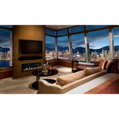 Modern Flames 100 Inch Orion Slim Heliovision Electric Fireplace OR100-SLIM