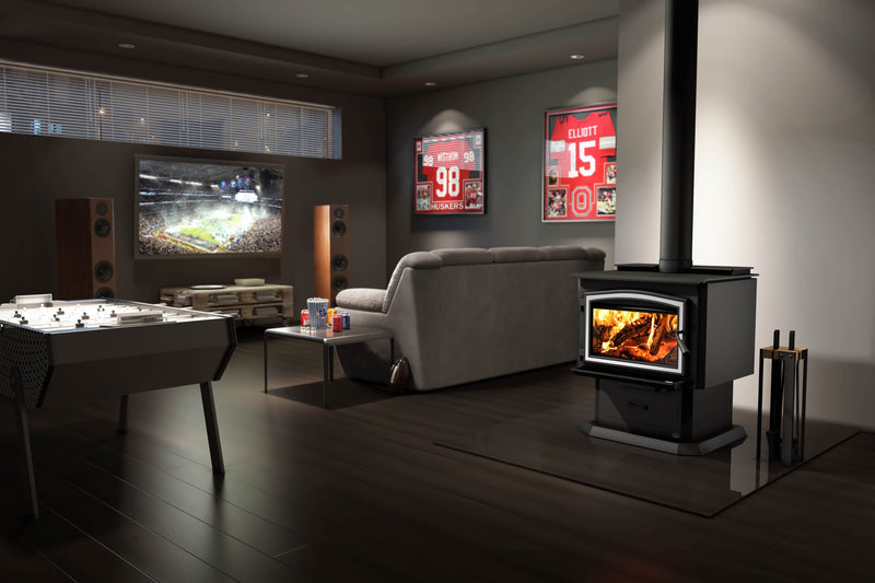 Osburn 3500 Wood Stove with Blower High-Performance Heating Indoor OB03500