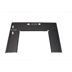 Buck Stove Oversize Trim Kit for Gas and Wood Stove Indoor PA FP38412-BLK