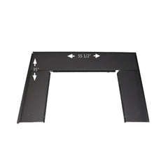 Buck Stove Oversize Trim Kit for Gas and Wood Stove Indoor PA FP38412-BLK