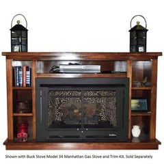 Buck Stove Prestige Mantel Accessory for Manhattan Gas Stove Indoor PA KDMMANPRES Series