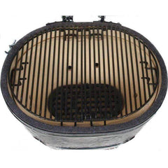 Primo All-In-One Oval Junior Ceramic Charcoal Grill PGCJRC