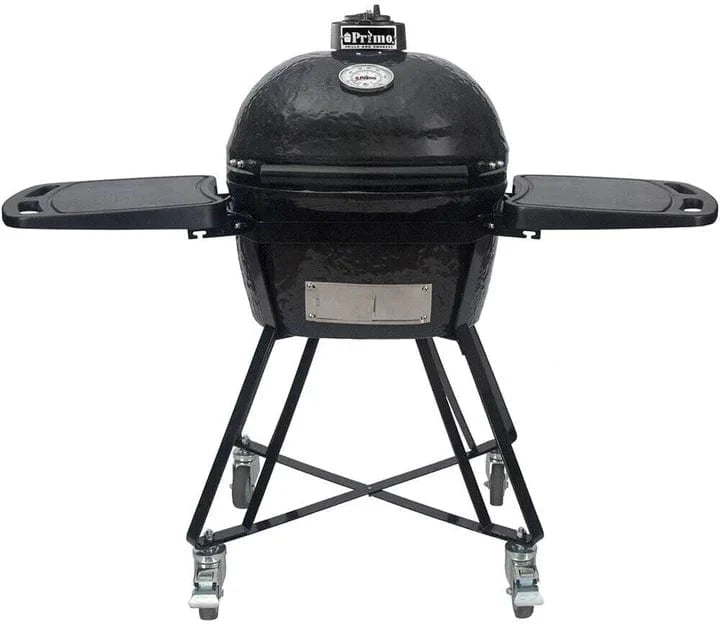 Primo All-In-One Oval Junior Ceramic Charcoal Grill PGCJRC