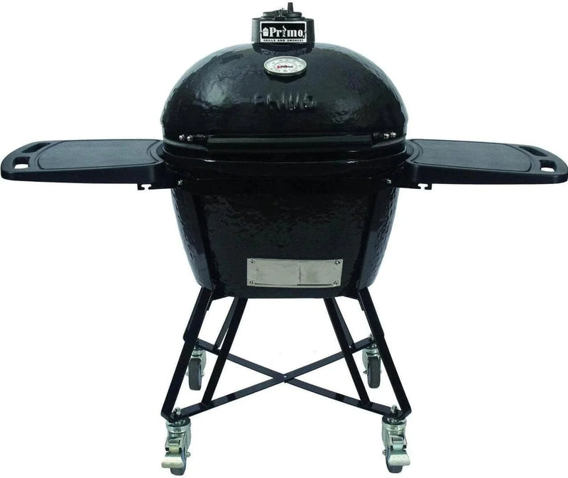 Primo All-In-One Oval Large Ceramic Charcoal Grill PGCLGC