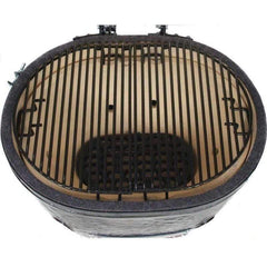 Primo Jack Daniel’s Edition Oval XL 400 Ceramic Kamado Charcoal Grill Head PGCXLHJ