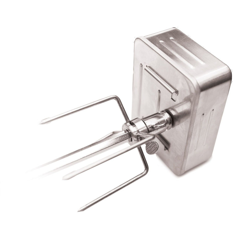 Rotisserie Kit 32 Inch Sizzler Series Rotisserie Kit Stainless Steel Motor and Spit Rod Built-In Outdoor ROTKIT-SIZ32