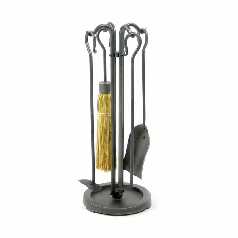 Pilgrim 5 Piece Raised Hearth Toolset Vintage Iron Outdoor 18000
