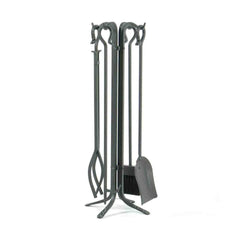 Pilgrim Forged Hearth 28 Inch Black Matte Fireplace Tool Set Indoor 18003