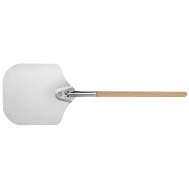 WPPO 12x14 Inch WKPA Series Folding Pizza Peel Wooden Handle Lightweight Aluminum Blade Indoor Outdoor WKPA-1225WF