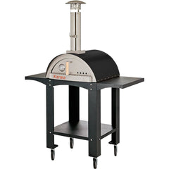 WPPO 25-in Karma Series Wood Fired Pizza Oven with Black Cart - WKK-01S-WS-Red