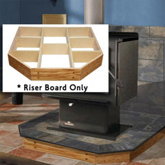 Diamond Hearths Oak Risers Indoor DH-PED